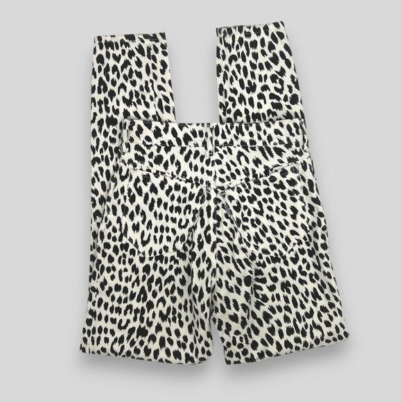 TARK’1 Leopard Print Jeans Vintage French-Made Skinny Pants - Picture 7 of 7